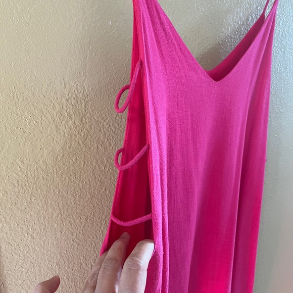 Anthropologie Moon River Valentina pink slip dress - Picture 4 of 5